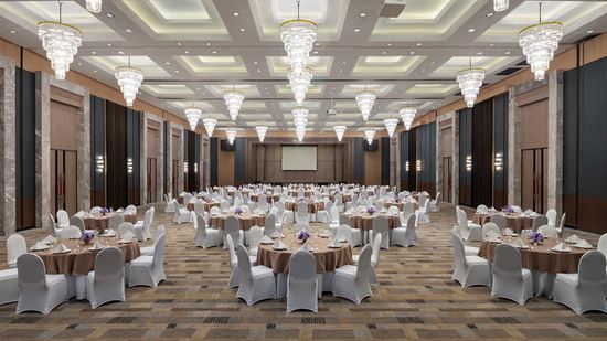 Pacific Grand Ballroom - Round Table Set Up